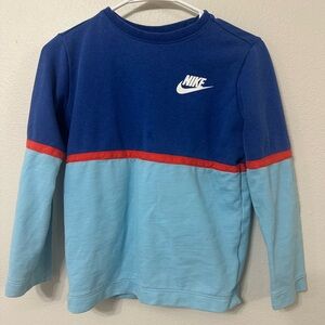 Nike Kids Long Sleeve Shirt in Blue and Red